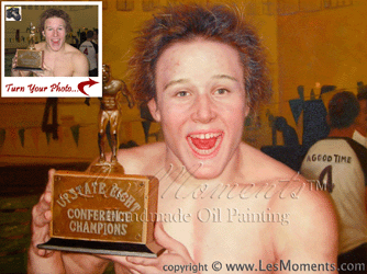 S6 - 12"x16" Handmade Self (women & men) Oil Portrait Paintings from Photo by LesMoments